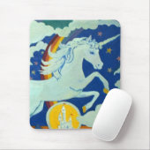 unicorn mousepad muismat (Met muis)