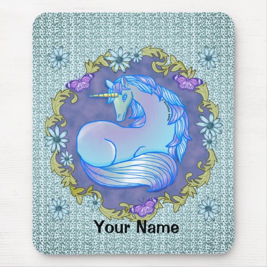  Unicorn Mousepad Muismat (Voorkant)
