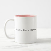 Unicorn Mug Tweekleurige Koffiemok (Links)