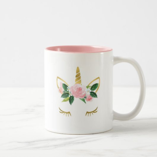 Unicorn Mug Tweekleurige Koffiemok (Rechts)