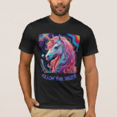 " UNICORN MULTICOLOR T-SHIRT " (Voorkant)