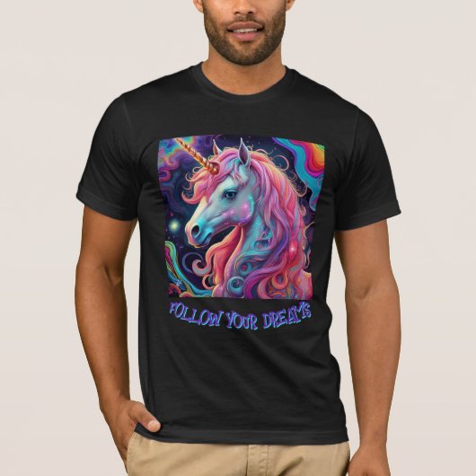 " UNICORN MULTICOLOR T-SHIRT " (Voorkant)