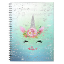 Unicorn Music Horn en Floral Eyelashes