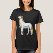 Unicorn Musician Headphone Music T-shirt (Voorkant)