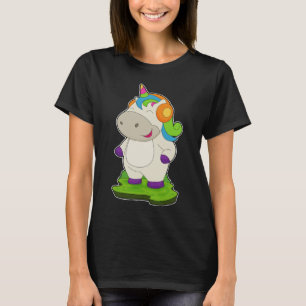 Unicorn Musician Headphone Music T-shirt