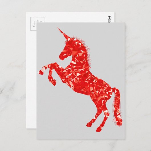 Unicorn Mythical creature Briefkaart (Voorkant / Achterkant)