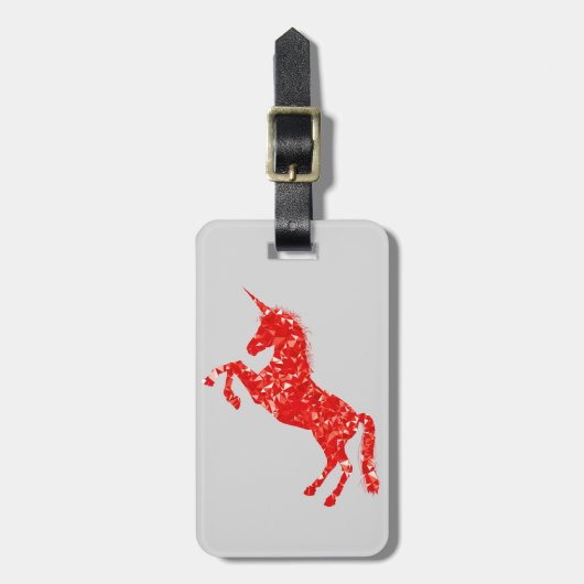 Unicorn Mythical creature sprookje Bagagelabel (Voorkant verticaal)