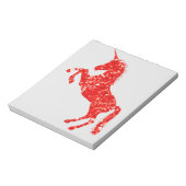 Unicorn Mythical creature sprookje Notitieblok (Linkerzijde)
