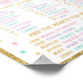 Unicorn Name Game Poster (Hoek)