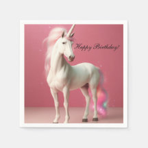 Unicorn napkins