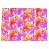 Unicorn Neon Gift Bag Groot Cadeauzakje (Achterkant)