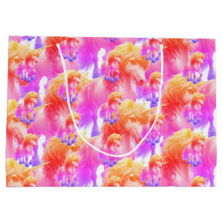 Unicorn Neon Gift Bag Groot Cadeauzakje