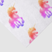 Unicorn Neon Wrapping Paper Flat Sheet Set of 3 Tissuepapier (Detail)