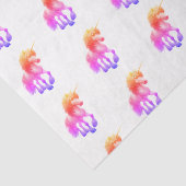Unicorn Neon Wrapping Paper Flat Sheet Set of 3 Tissuepapier (Detail)