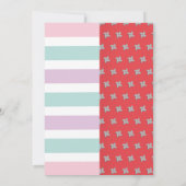 Unicorn & Ninja Joint Boy Meisje Verjaardag uitnod Kaart (Achterkant)