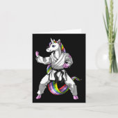 Unicorn Ninja Karate Martial Art Kickboxing Taekwo Kaart (Voorkant)
