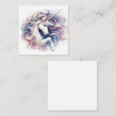 Unicorn Note Kaart Notitiekaartje (Voorkant / Achterkant)