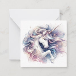 Unicorn Note Kaart Notitiekaartje