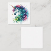 Unicorn Note Kaart Notitiekaartje (Voorkant / Achterkant)