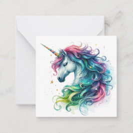 Unicorn Note Kaart Notitiekaartje