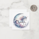 Unicorn Note Kaart Notitiekaartje (Voorkant / Achterkant in situ)