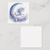 Unicorn Note Kaart Notitiekaartje (Voorkant / Achterkant)