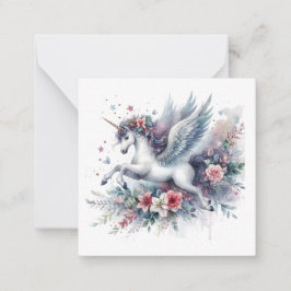 Unicorn Note Kaart Notitiekaartje