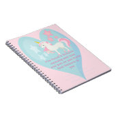 Unicorn notebook notitieboek (Rechterzijde)