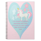 Unicorn notebook notitieboek (Voorkant)