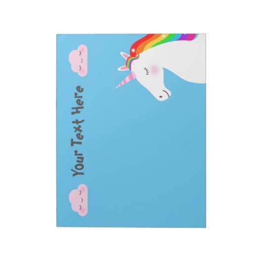 Unicorn Notitieblok (Linkerzijde)