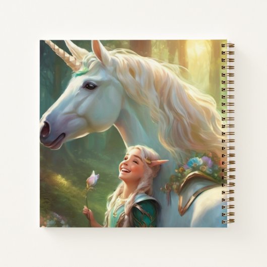 Unicorn Notitieboek (Achterkant)