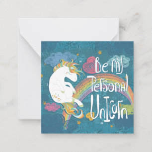 Unicorn Notitiekaartje