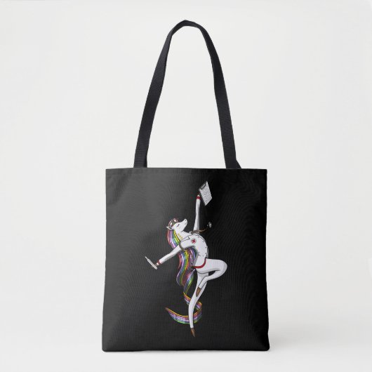 Unicorn Nurse Tote Bag (Voorkant)