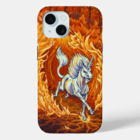 Unicorn of Fire Fantasy Art