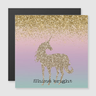 Unicorn Ombre Gold Glitter