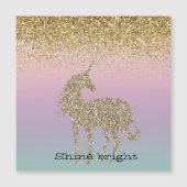 Unicorn Ombre Gold Glitter (Voorkant)