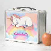 Unicorn on Rainbow Clouds, Girls, Personalized (In situ)