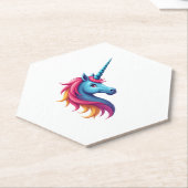 Unicorn on Snowboard - Funny Ski and Wintersports  Kartonnen Onderzetters (Schuin)