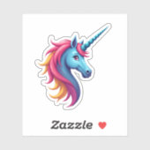 Unicorn on Snowboard - Funny Ski and Wintersports  Sticker (Vel)