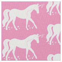 Unicorn onder de sterren in Silhouette