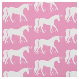 Unicorn onder de sterren in Silhouette Stof