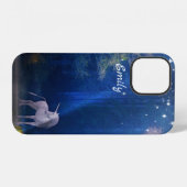 Unicorn onder de sterren Persoonlijk iPhone Hoesje (Achterkant horizontaal)