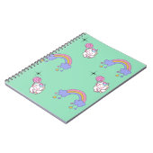 Unicorn ontwerp notitieboek voor kinderen (Linkerzijde)