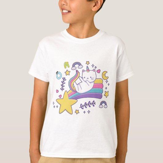 Unicorn ontwerp voor unicorn liefhebbers t-shirt (Voorkant)