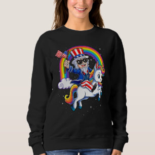 Unicorn oom Sam 4 juli Mericorn Mannen U Trui