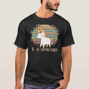 Unicorn op het gebied van paarden is een Magische T-shirt