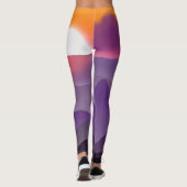 Unicorn op Mountain Range Leggings (Achterkant)