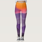 Unicorn op Mountain Range Leggings (Voorkant)