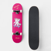 Unicorn op skateboard voor kinderen (Voorkant)