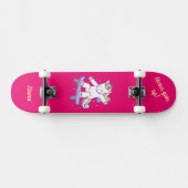 Unicorn op skateboard voor kinderen (Horizontaal)